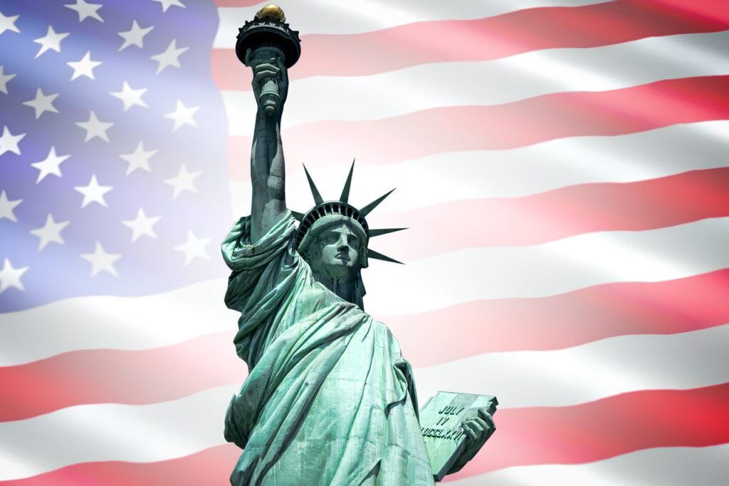 アメリカの象徴、自由の女神